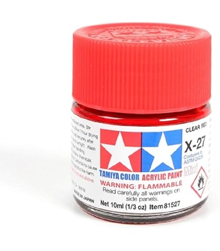 Amazon.com: TAMIYA X24 81524 Acrylic Mini X24 Clear Yellow 1/3 oz